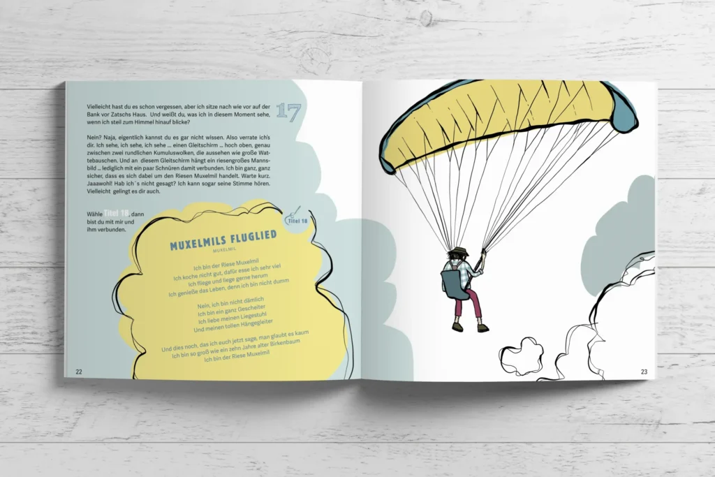 Ztsch der Zwerg – Meine Welt Illustrationen und Buchlayout von jographic.at