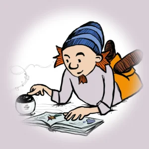 Ztsch der Zwerg – Meine Welt Illustrationen und Buchlayout von jographic.at